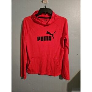 Puma Hoodie Pink And Black Size XLarge 18/20 Excellent Condition!!